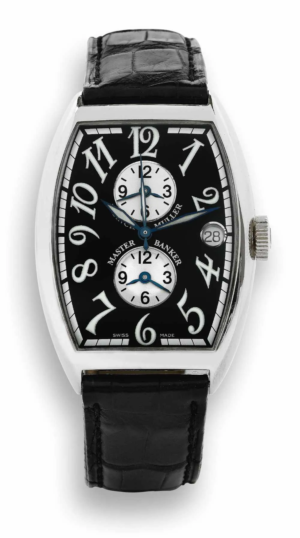 Franck Muller Master Banker 6850 MB 34mm White gold Black