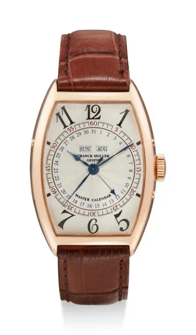 Franck Muller Master Calendar 5850MC 31.5mm Rose gold Silver