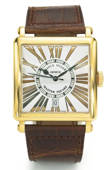 Franck Muller Master Square 6000 46mm Rose gold Silver