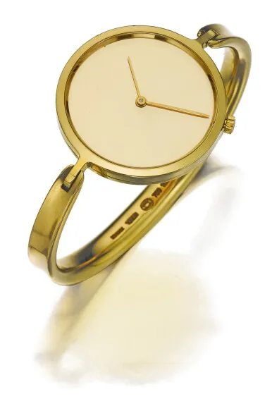 Georg Jensen 33mm Yellow gold Champagne