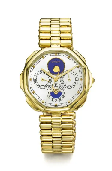 Gérald Genta Octo Bi-Retro 38mm Yellow gold Mother-of-pearl