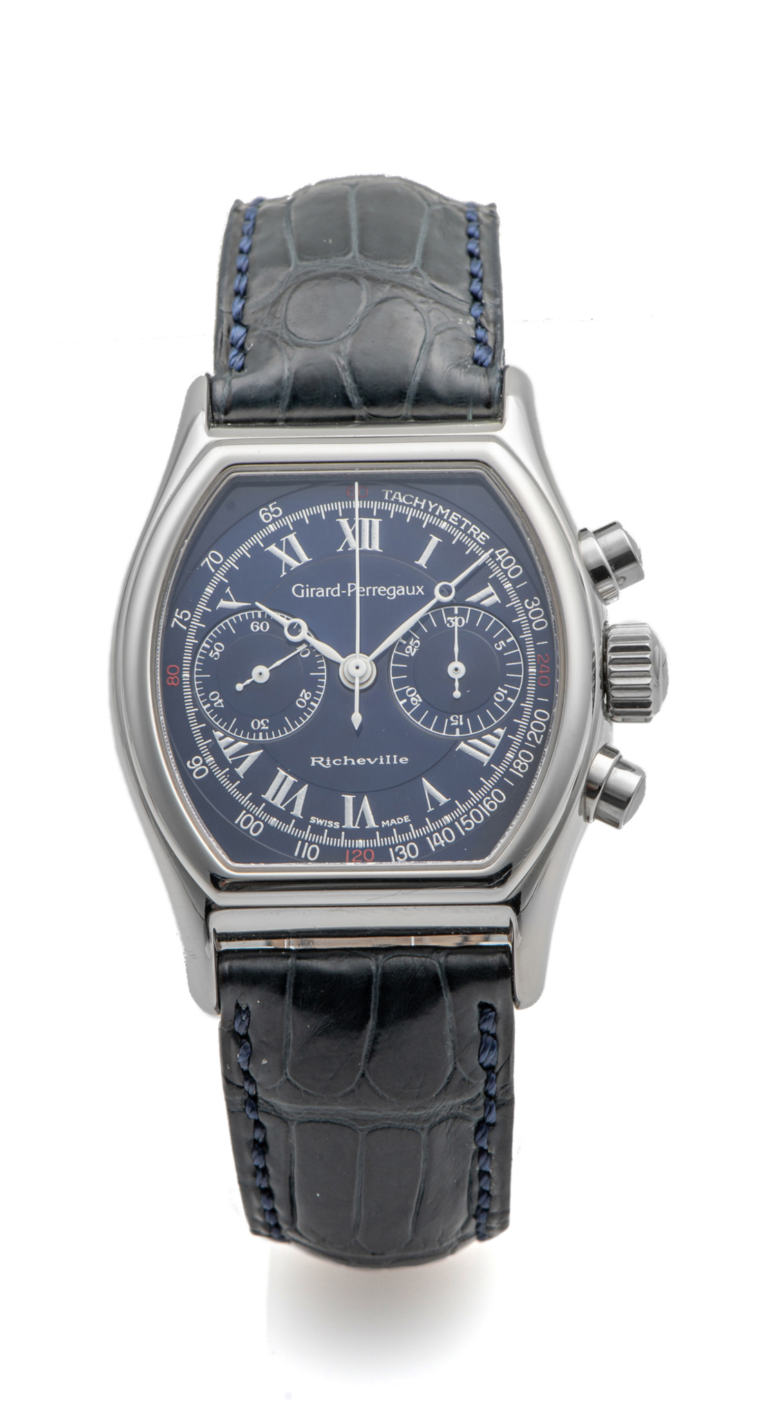 Girard-Perregaux Richeville 2710 Stainless steel Blue 1994 
