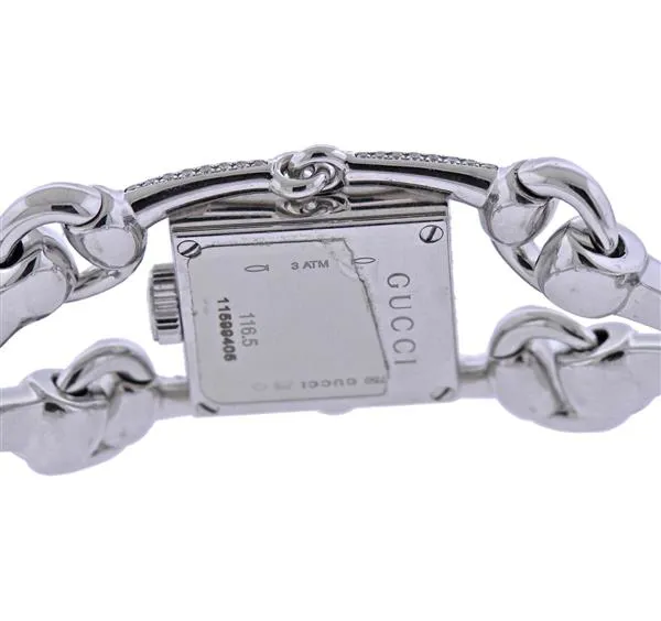 Gucci Signoria 20mm White gold Silver 2