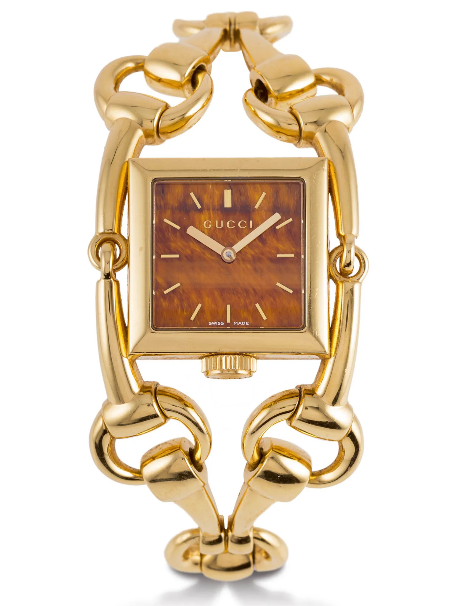 Gucci Signoria 30mm Yellow gold Brown