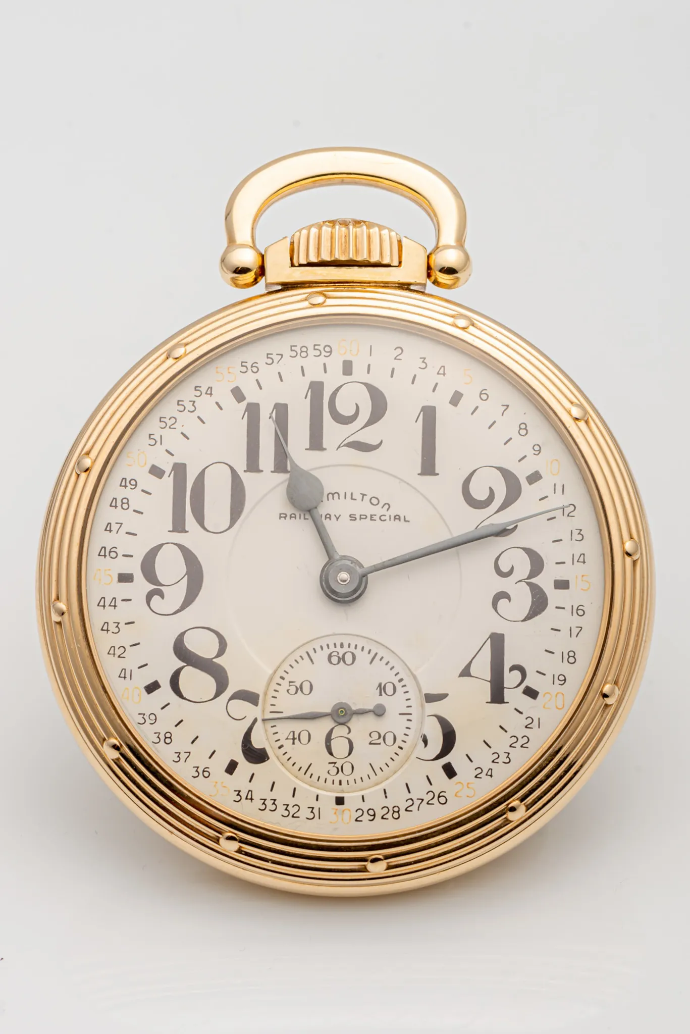 Hamilton Railway Special 50.8mm Gold-plated White