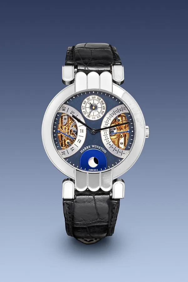 Harry Winston 200/MAPC 37mm Platinum Blue