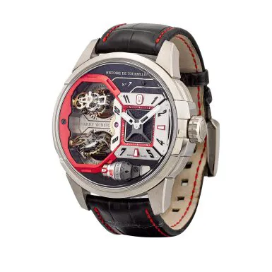 Harry Winston Histoire de Tourbillon 7 51mm White gold Semi-skeletonized 1