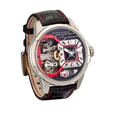 Harry Winston Histoire de Tourbillon 7 51mm White gold Semi-skeletonized 2