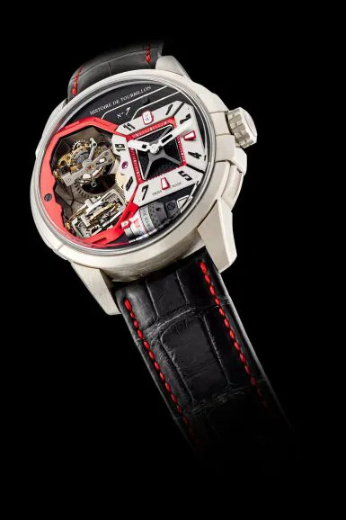 Harry Winston Histoire de Tourbillon 7 51mm White gold Semi-skeletonized 5