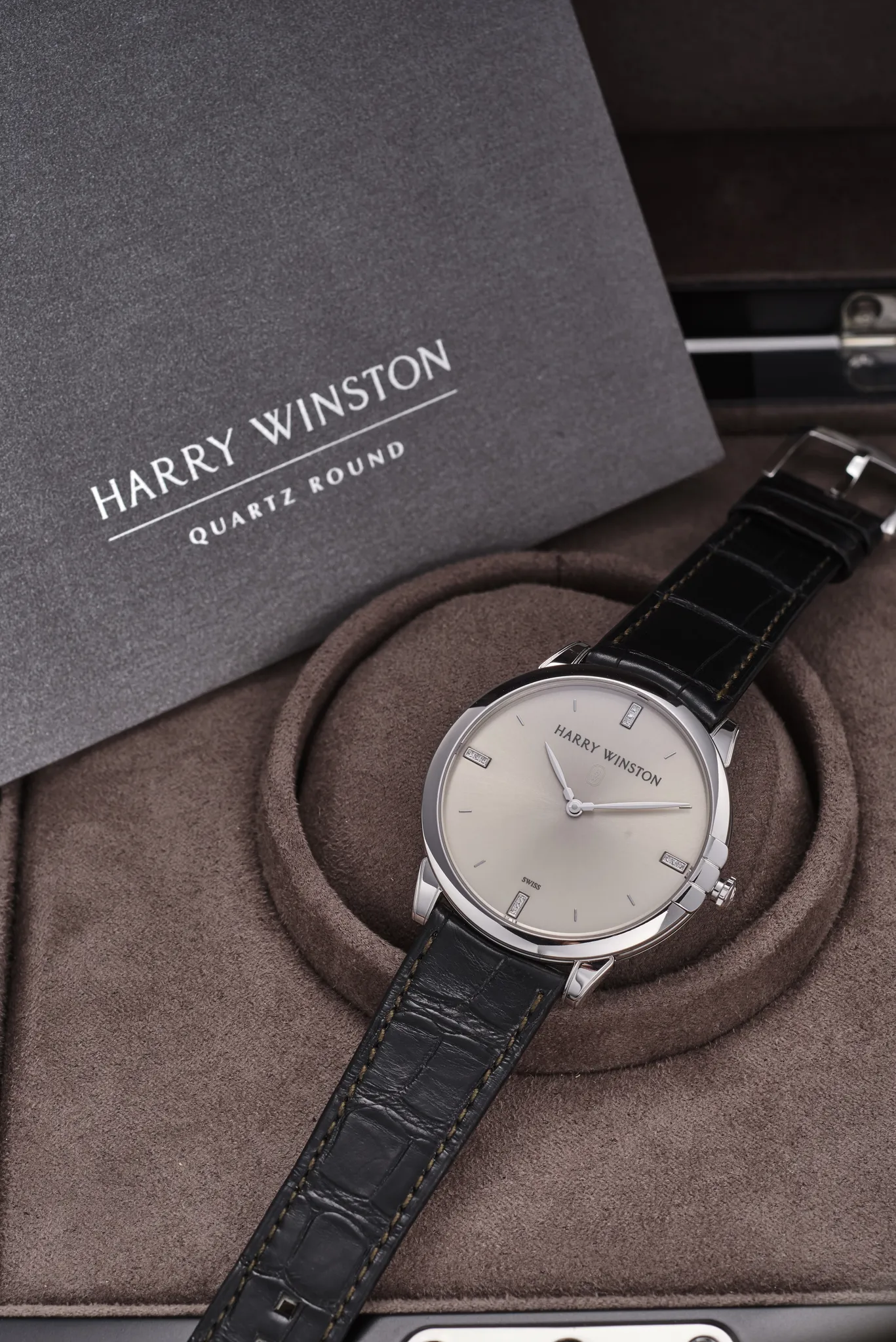 Harry Winston Midnight 450/UQ39W 39mm White gold Silver