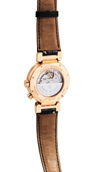 Harry Winston 200-MAWPC38 38mm Rose gold Silver