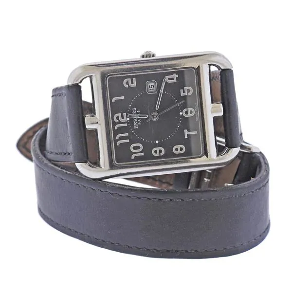 Hermès CC2.710 28mm Stainless steel Black