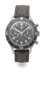 Heuer Bund 43mm Stainless steel Black