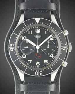 Heuer Bund 1550 SG 43mm Stainless steel Black