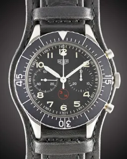 Heuer Bund 1550 SG 43mm Stainless steel Black