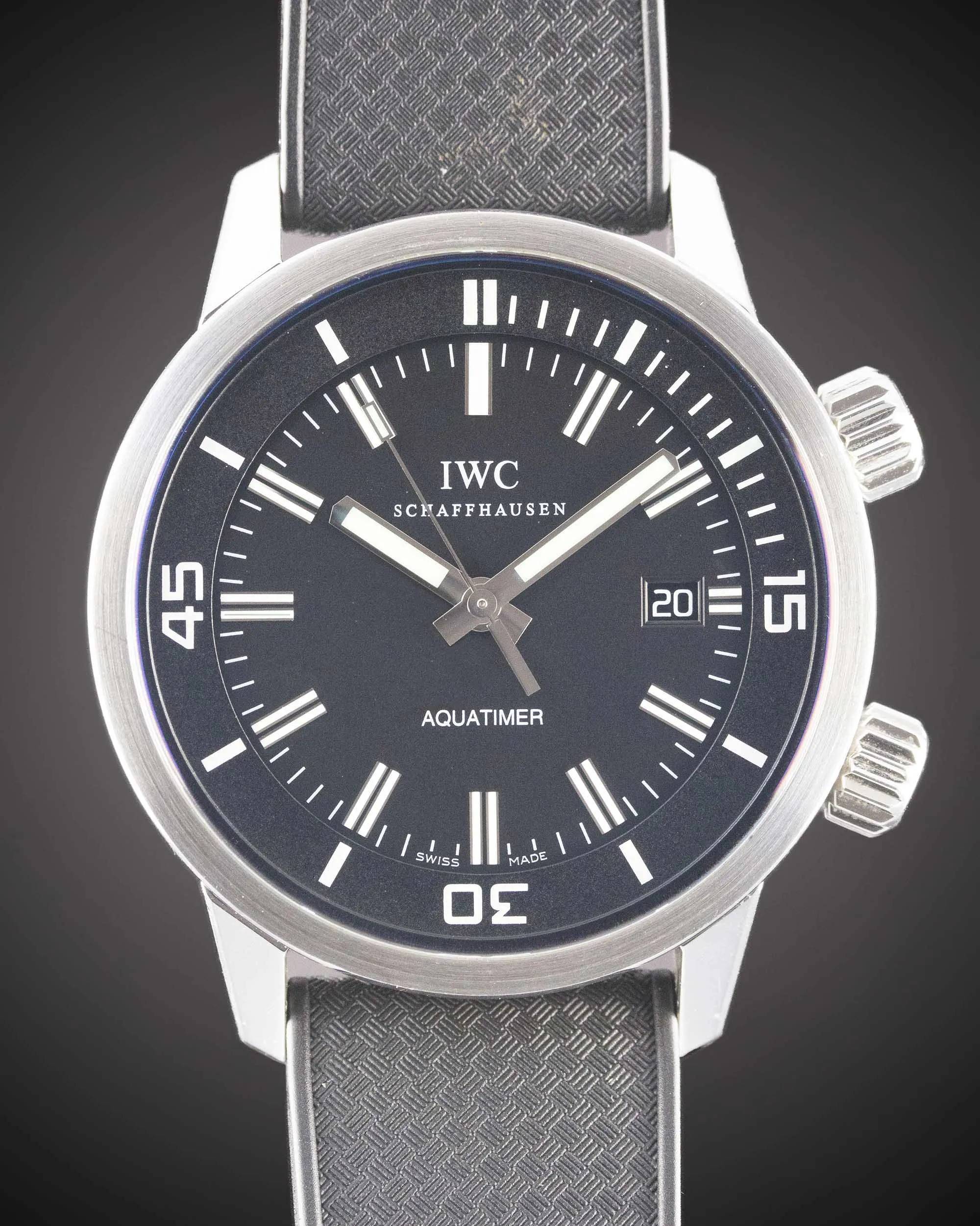 IWC Aquatimer IW323101 44mm Stainless steel Black