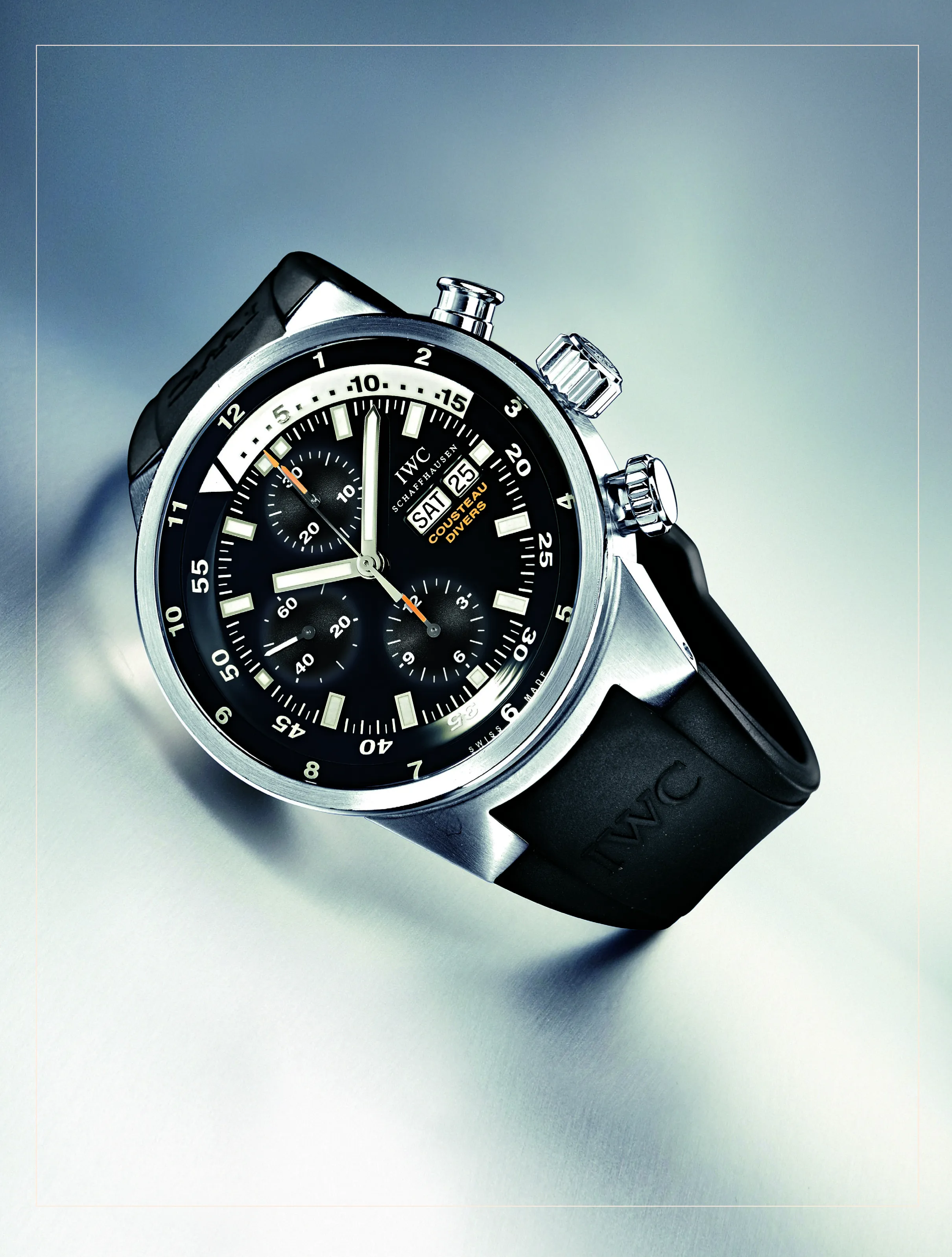 IWC Aquatimer Chronograph IW378201 44mm Stainless steel Black