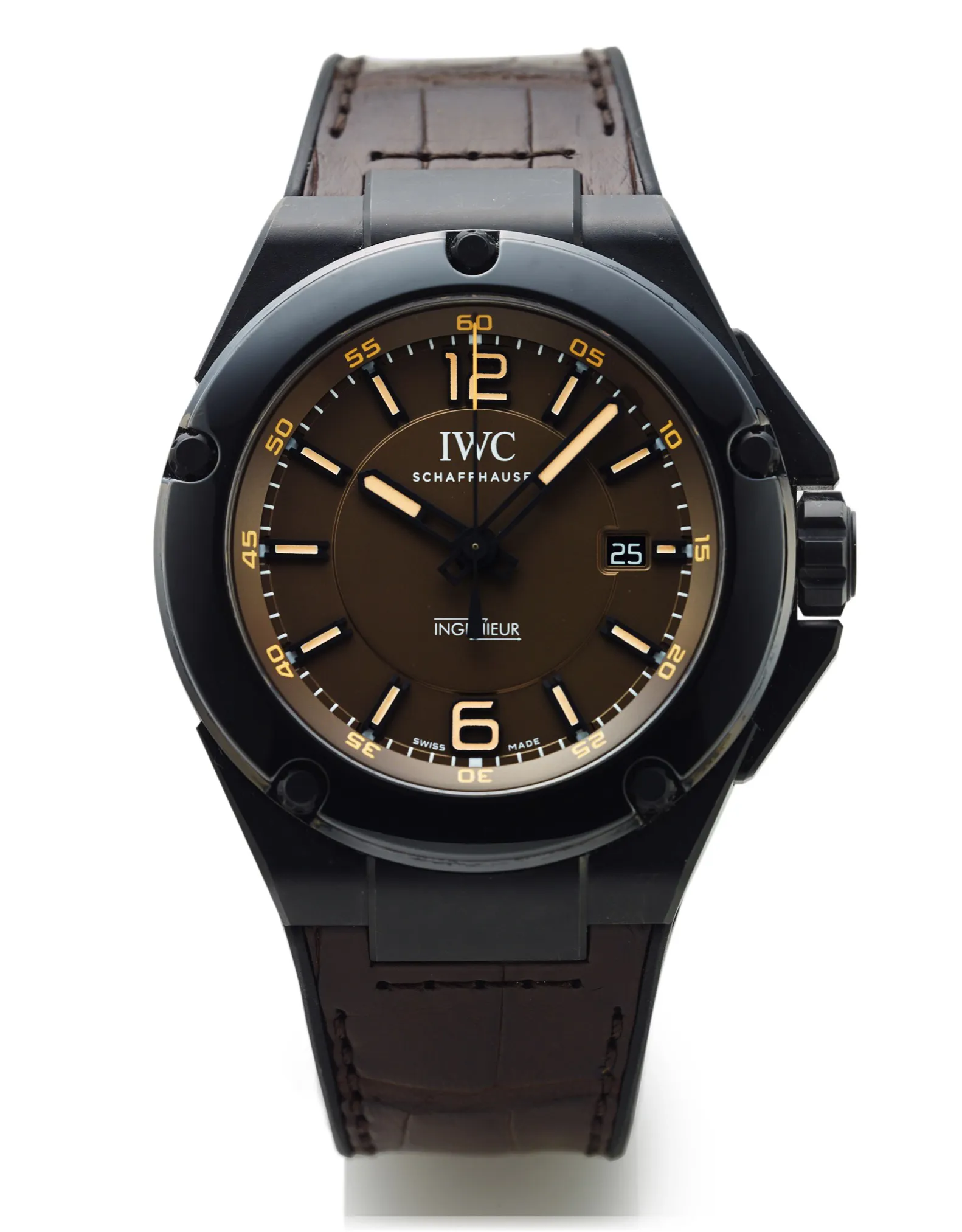 IWC Ingenieur IW322504 46mm Ceramic Brown