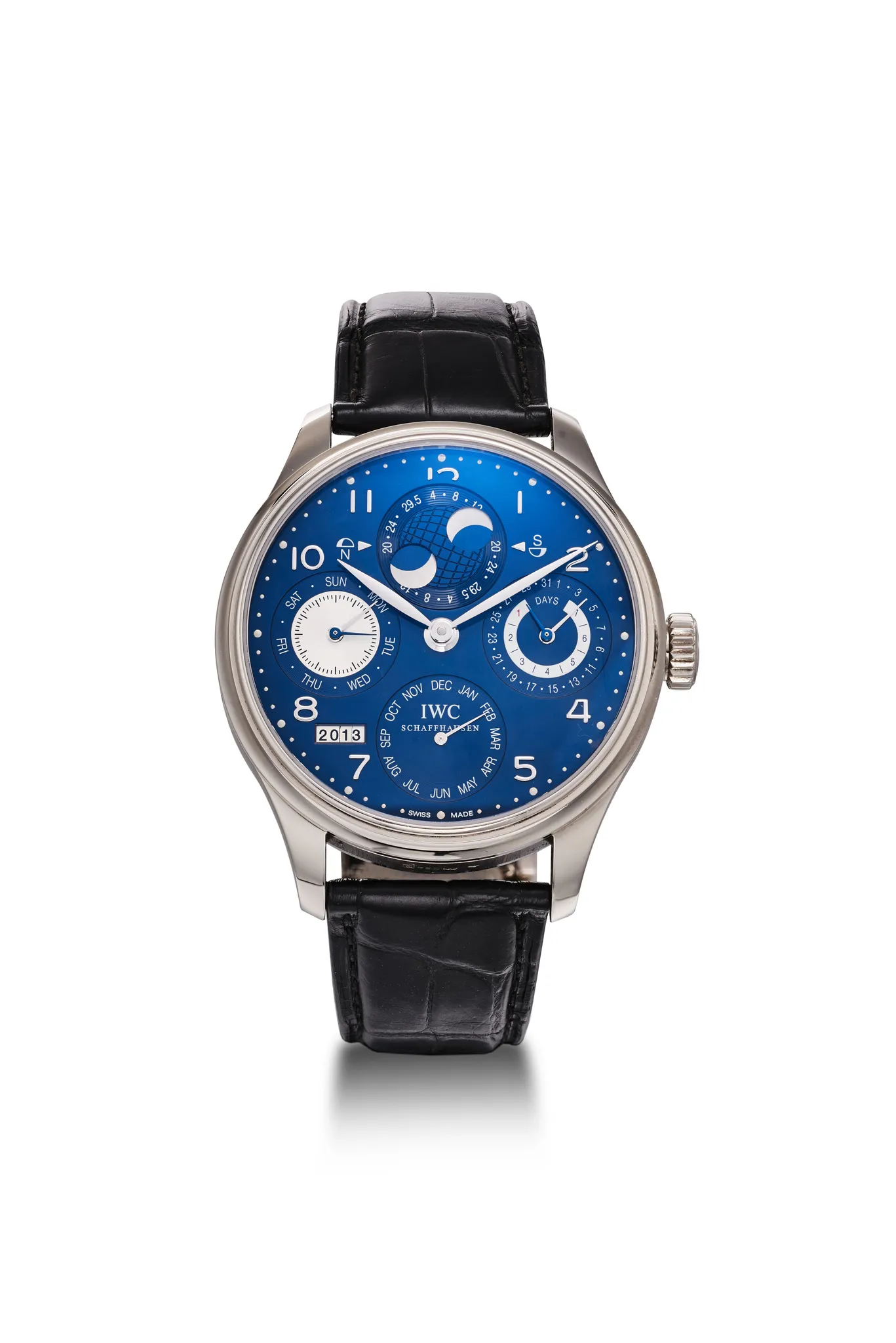 IWC Portugieser IW503203 44mm White gold Blue