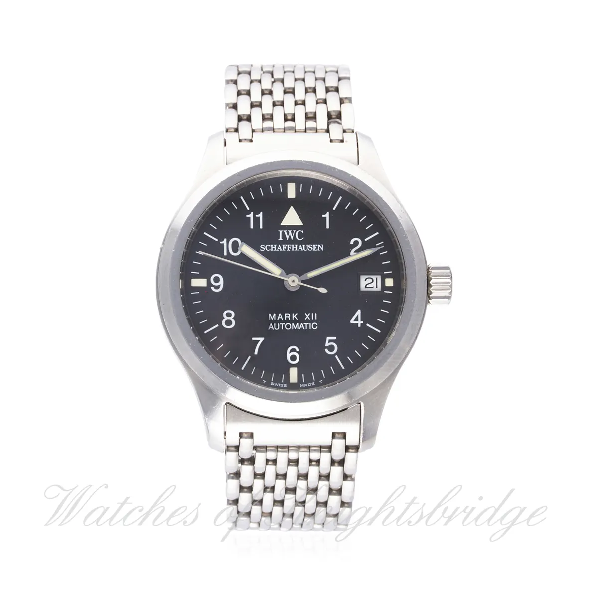 IWC Mark XII 3241-002 37mm Stainless steel Black