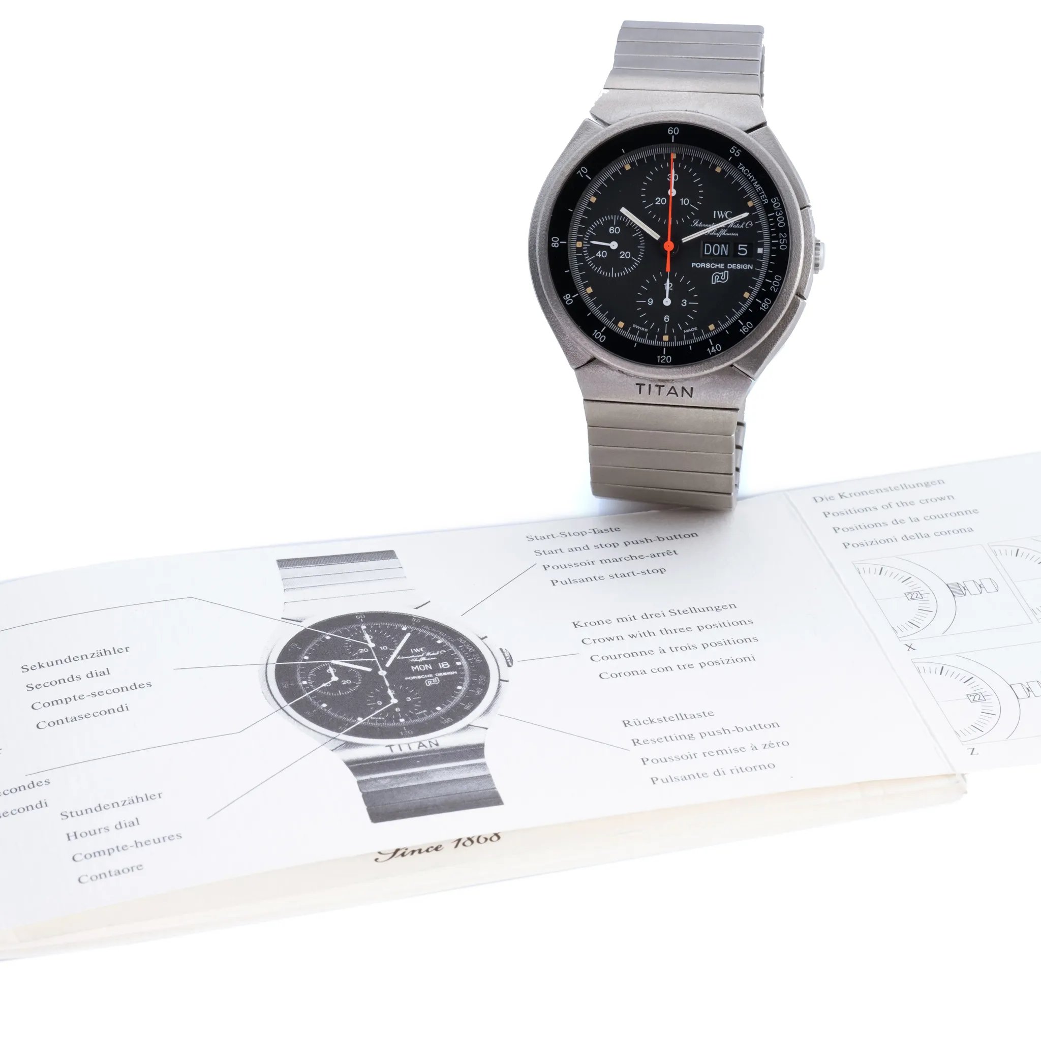 IWC Porsche Design E-397 42mm Stainless steel Gray