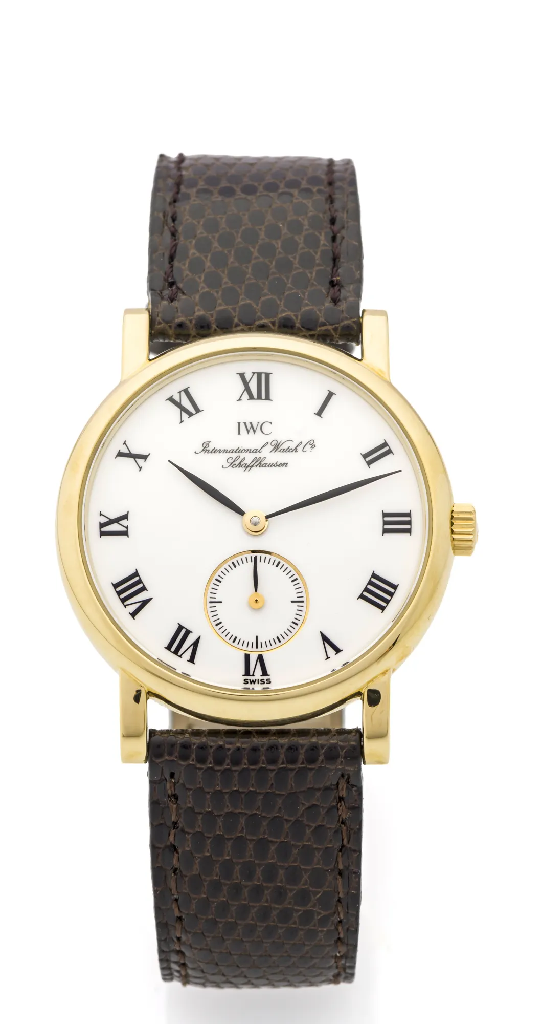 IWC Portofino 34mm Yellow gold White