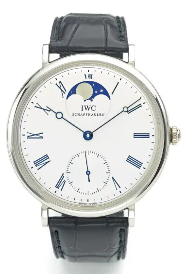 IWC Portofino 544805 45mm Platinum Silver