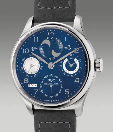 IWC Portugieser IW503203 44mm White gold Blue