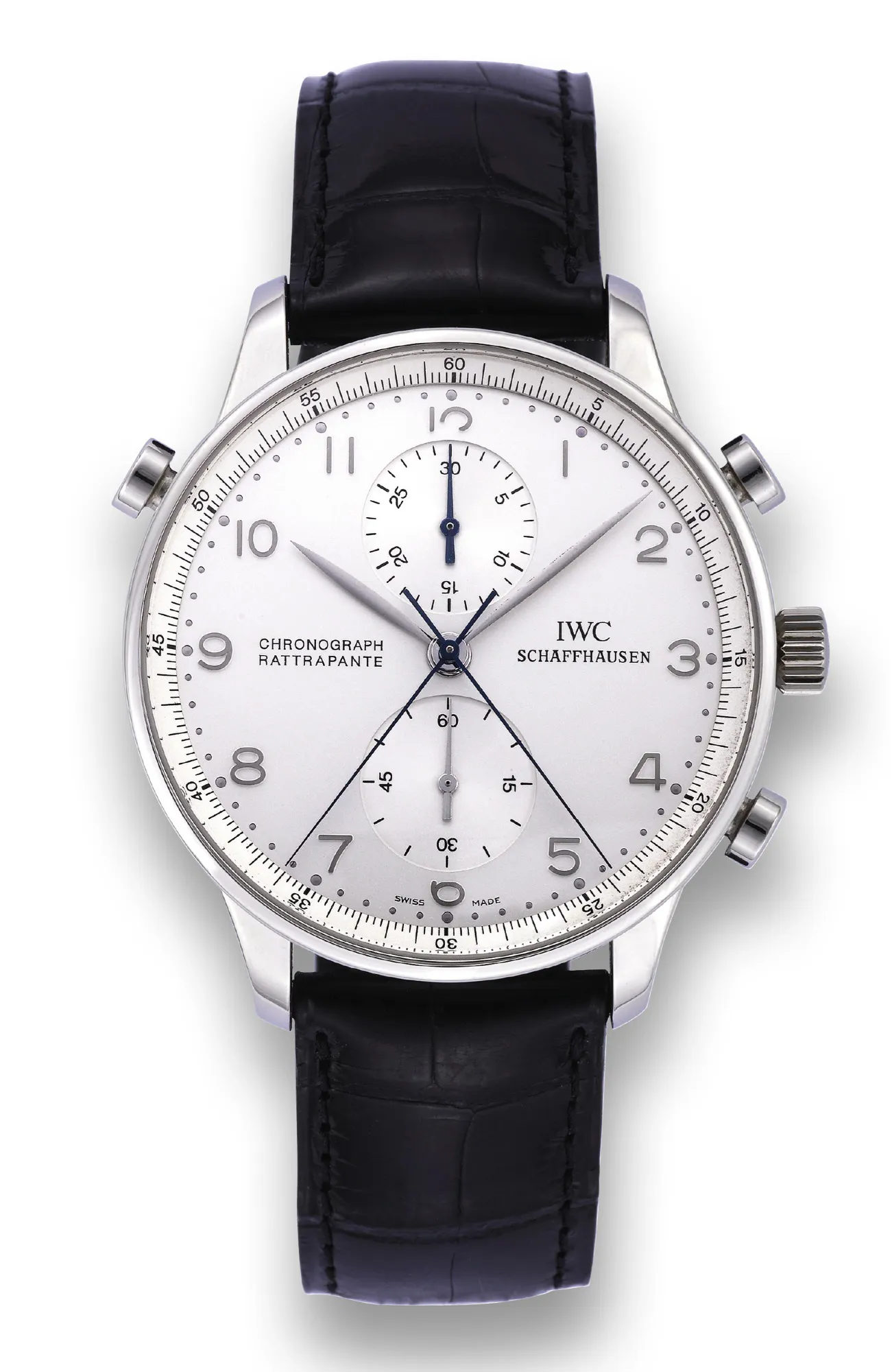 IWC Portuguese Chronograph 3712 41mm Platinum Silver