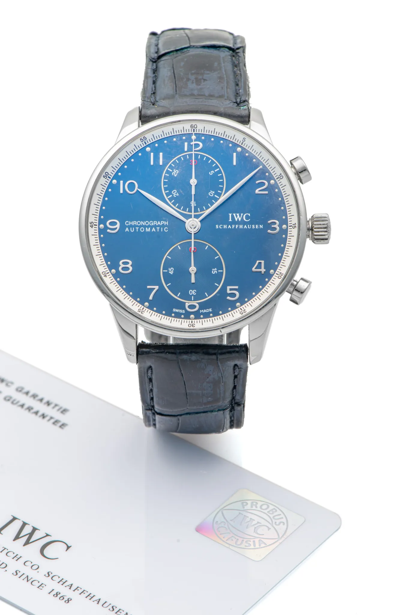 IWC Portugieser 3714 41mm Stainless steel Blue