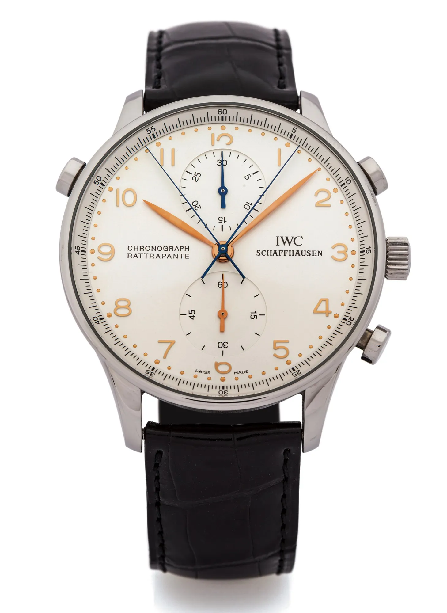 IWC Portuguese Chronograph 3712 41mm Stainless steel Silver