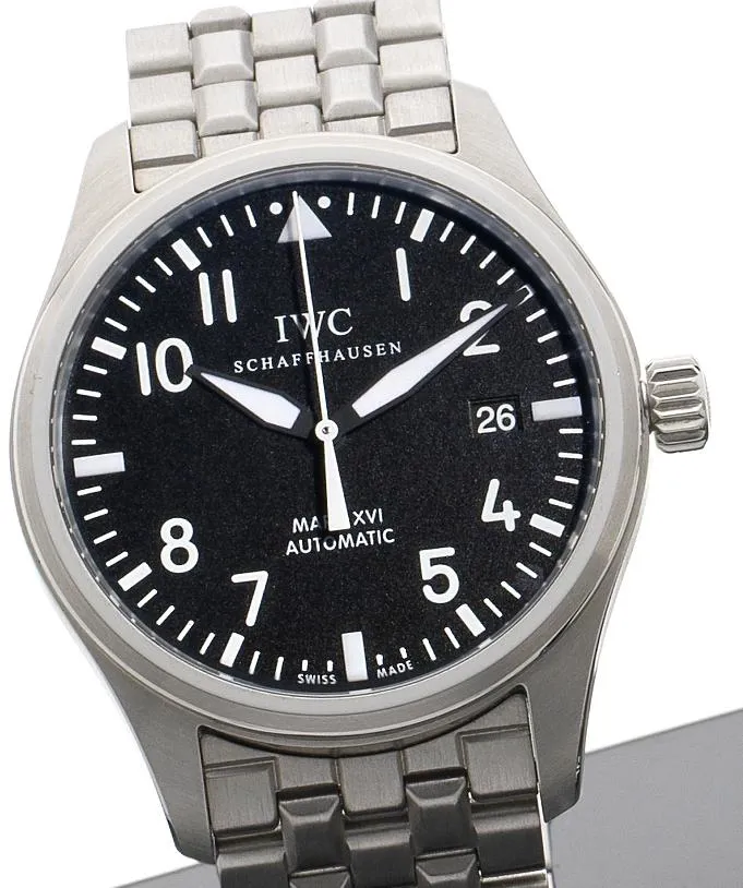 IWC Spitfire Mark XIV 3255 39mm Stainless Steel  Black