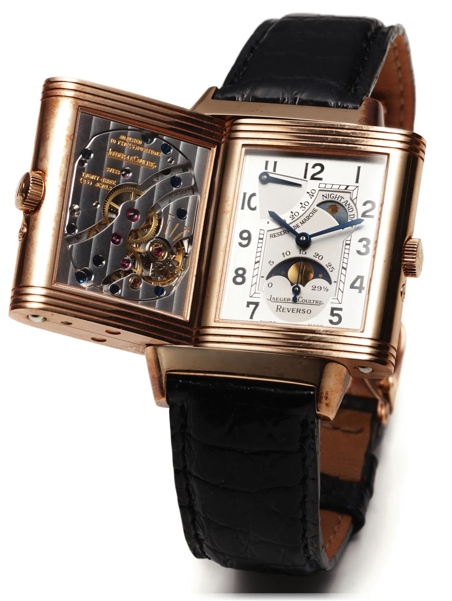 Jaeger-LeCoultre Reverso 270.2.63 26mm Rose gold Silver