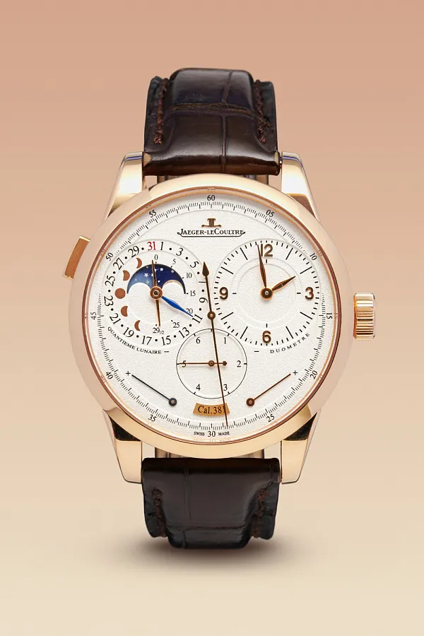 Jaeger-LeCoultre Duometre Quantieme Lunaire 602.2.24.S 40.5mm Rose gold Silver