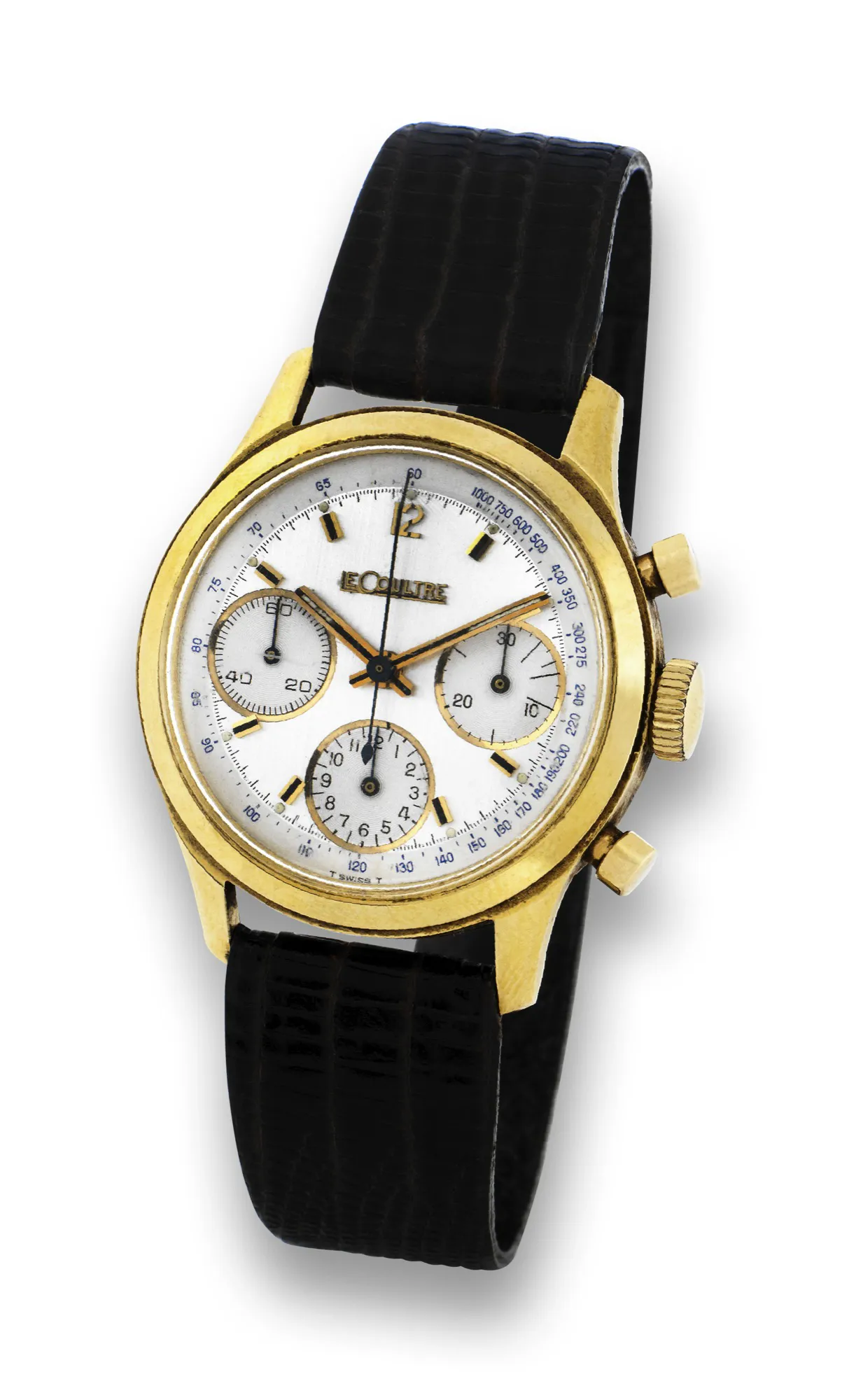 Jaeger-LeCoultre Chronograph 36mm Yellow gold Silver