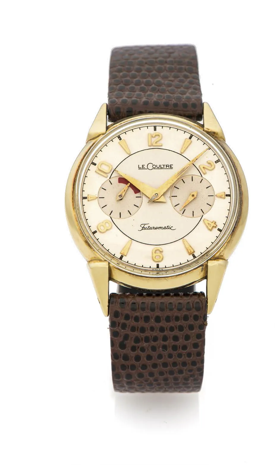 Jaeger-LeCoultre Futurematic 35mm 14k yellow gold signed