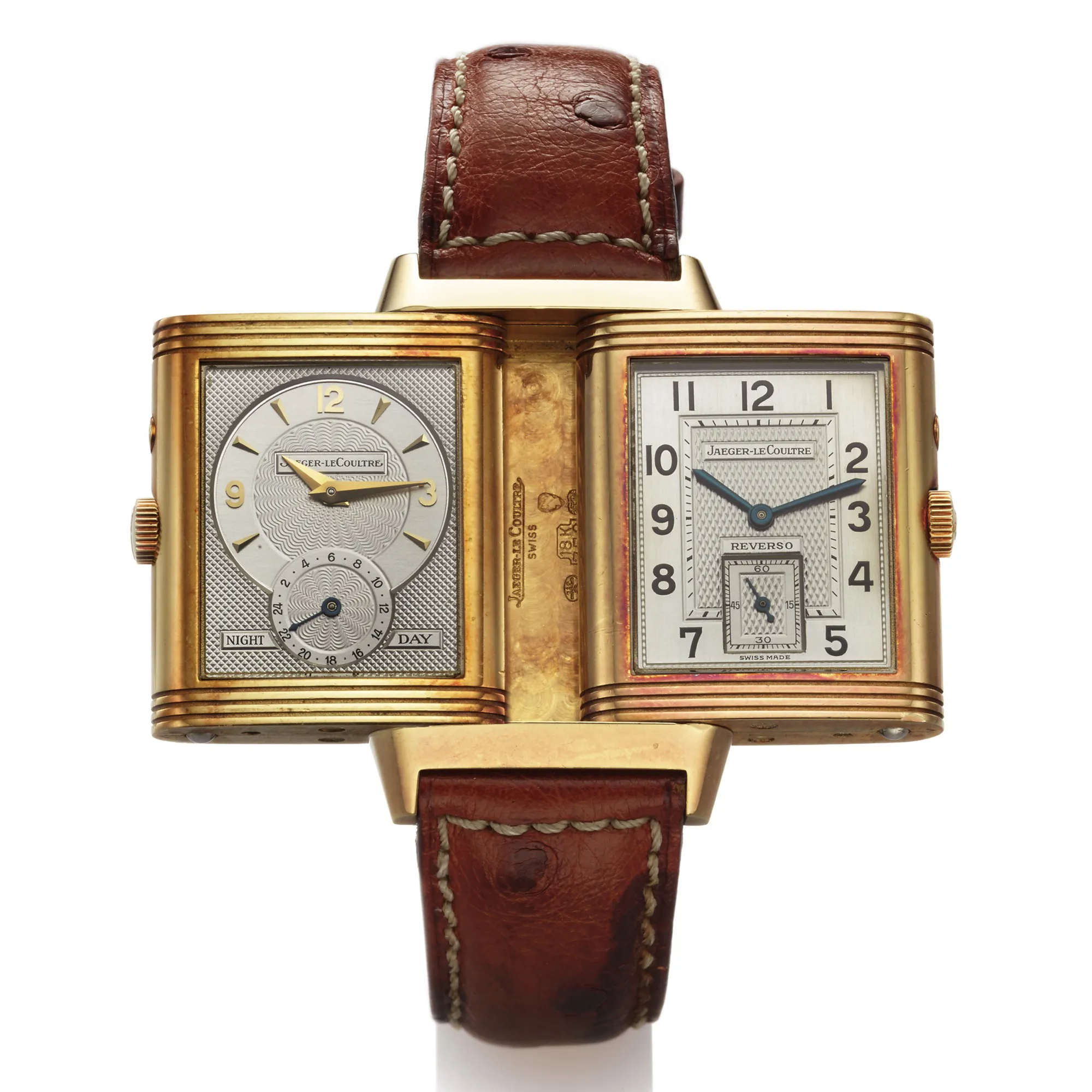 Jaeger-LeCoultre Grande Reverso Night & Day 270.1.54 26mm Yellow gold Silver