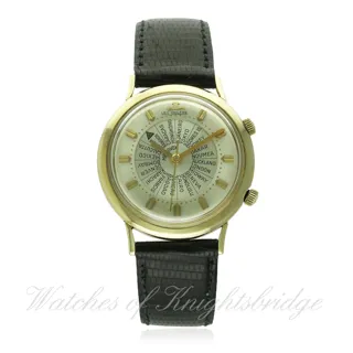 Jaeger-LeCoultre World Time 3025 35mm Yellow gold Silver