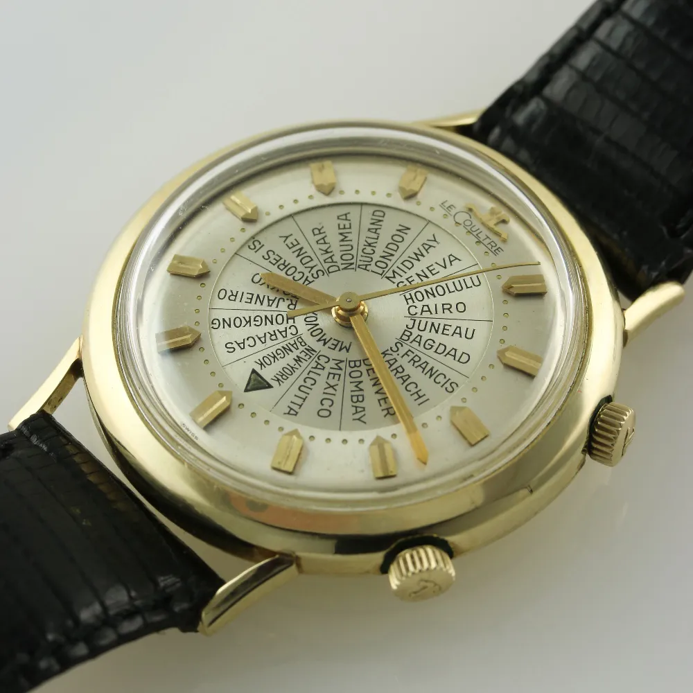 Jaeger-LeCoultre World Time 3025 35mm Yellow gold Silvered 2