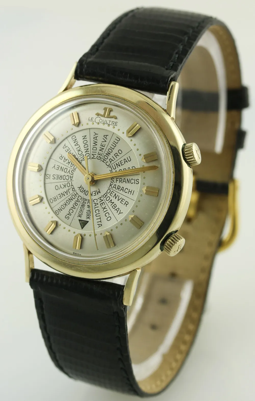 Jaeger-LeCoultre World Time 3025 35mm Yellow gold Silvered 3