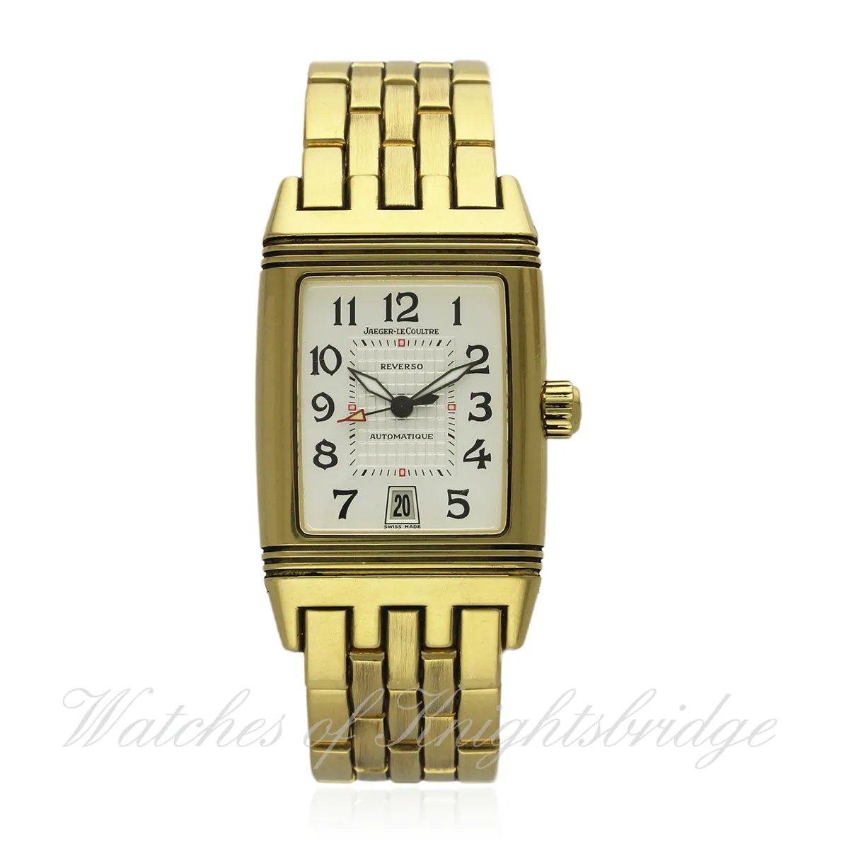 Jaeger-LeCoultre REVERSO GRAN SPORT 290.1.60 39mm Yellow gold Silver dial