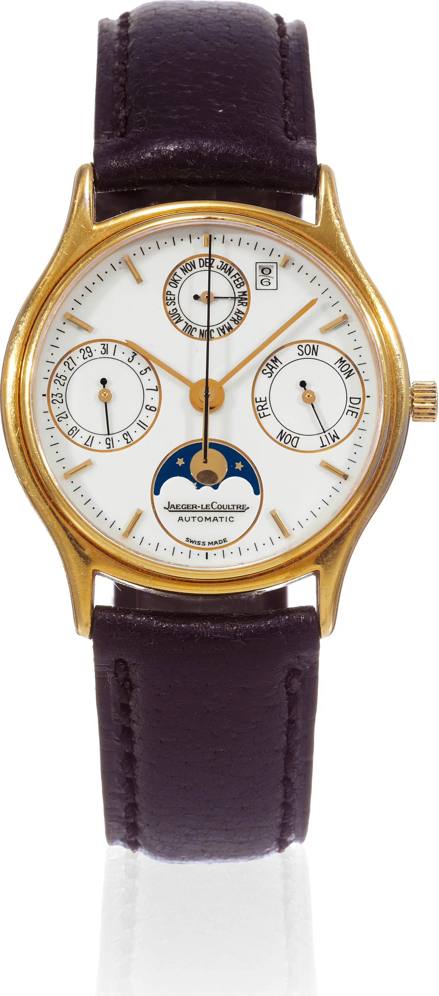 Jaeger-LeCoultre 141.140.1 33mm Yellow gold Ivory