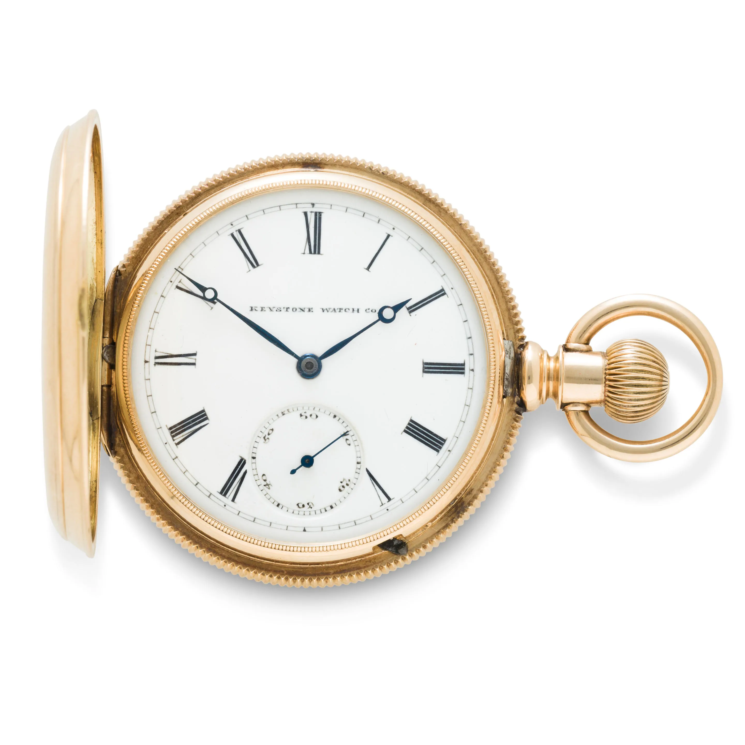 Keystone Watch Co. 54.5mm Yellow gold White