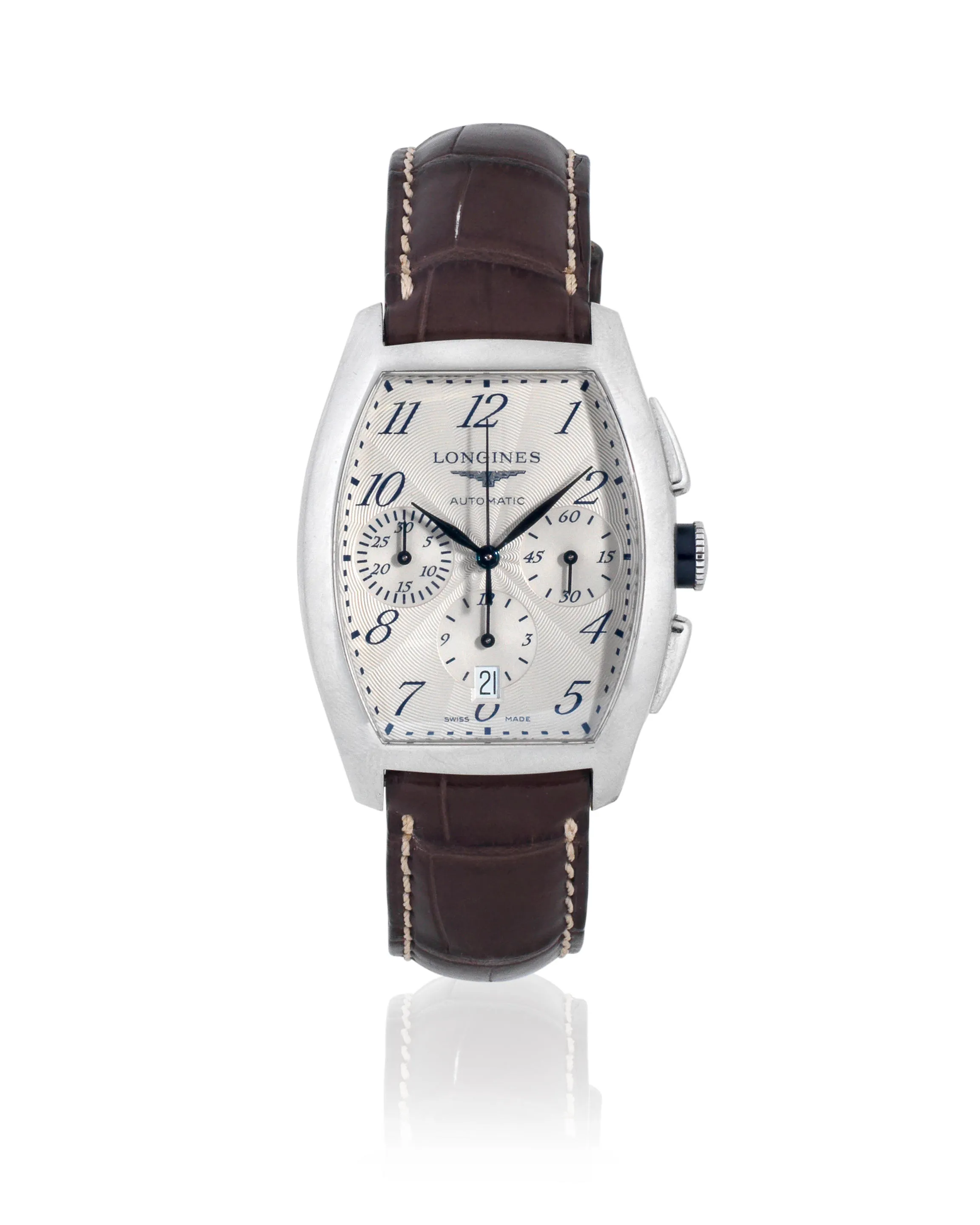 Longines Evidenza L2 643 4 34mm Stainless steel Silver