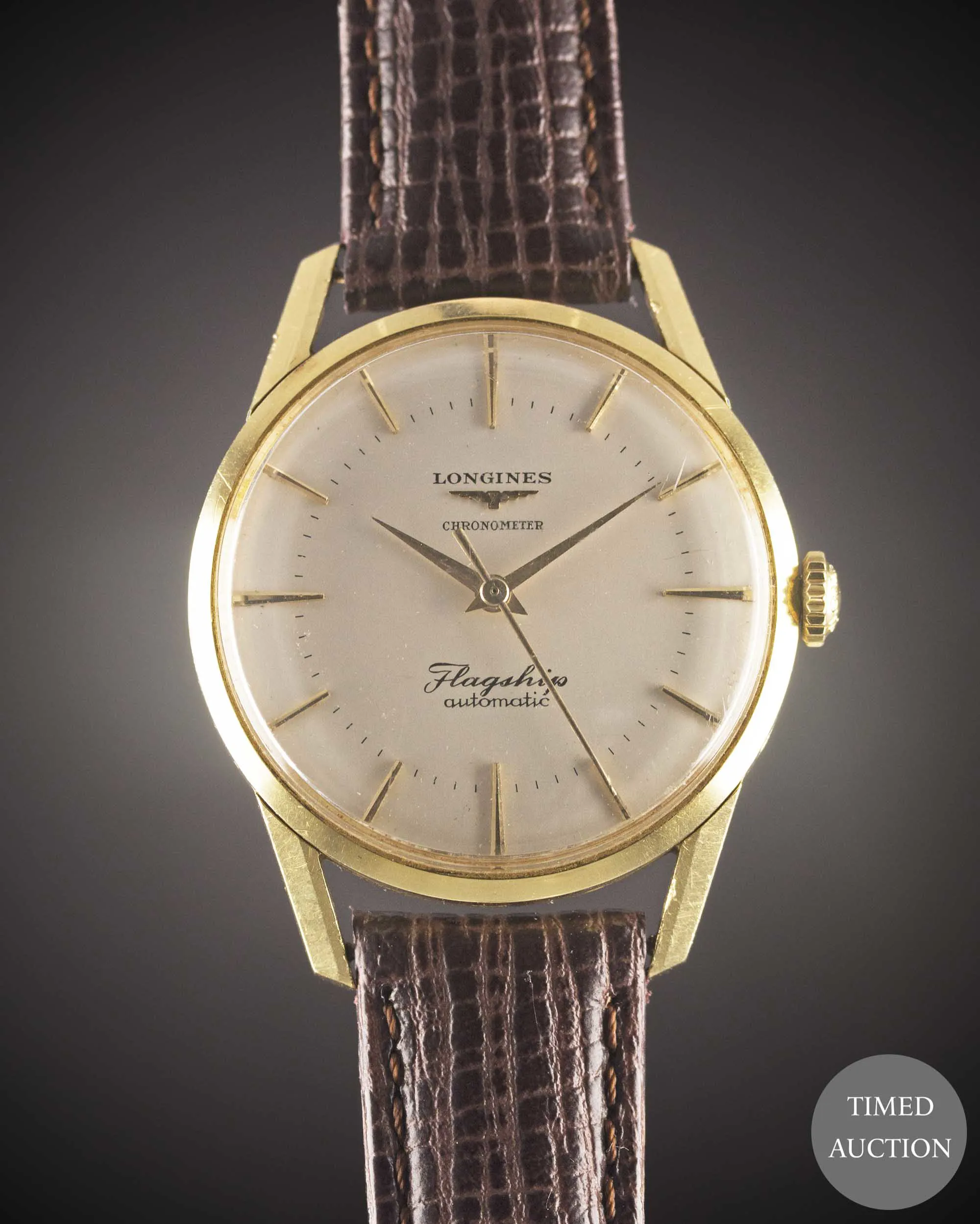 Longines Spirit L38114032 35mm Yellow gold Green