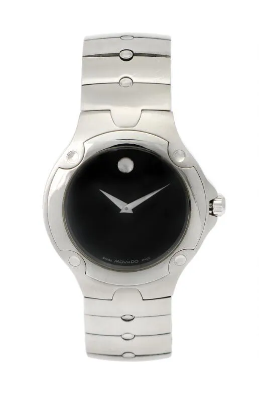 Movado Museum 84 G1 1892 37mm Stainless steel Black
