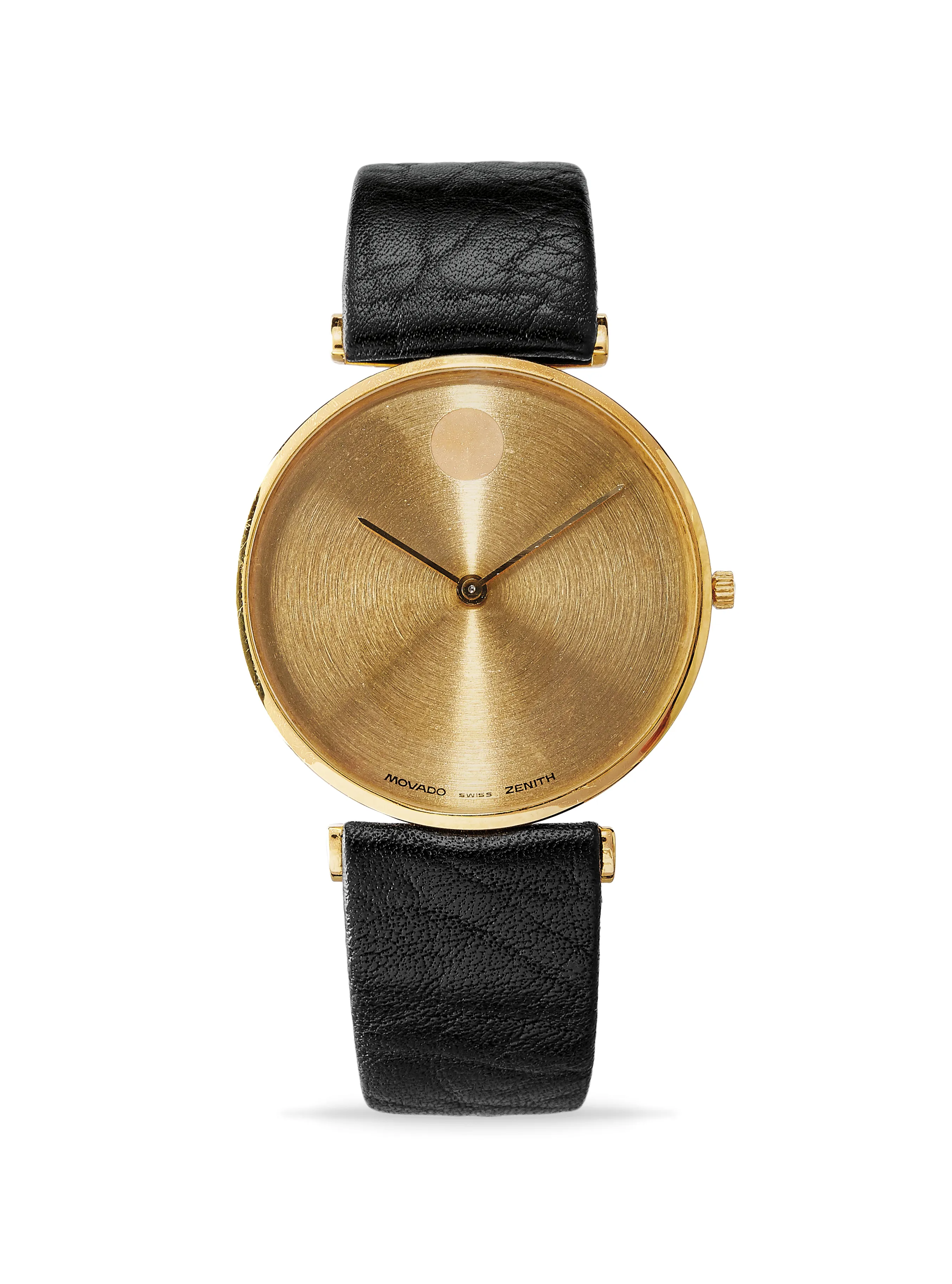 Movado Museum 34mm Yellow gold Champagne