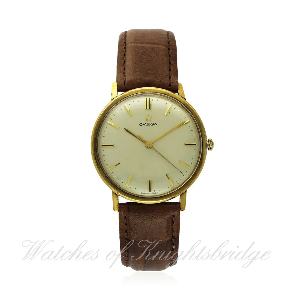 Omega 1315016 34mm Yellow gold Silver