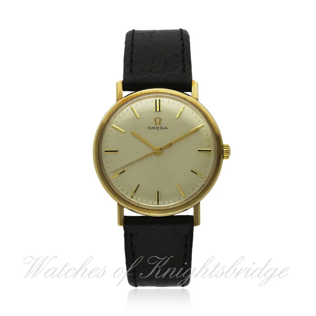 Omega 1315016 34mm Yellow gold Silver