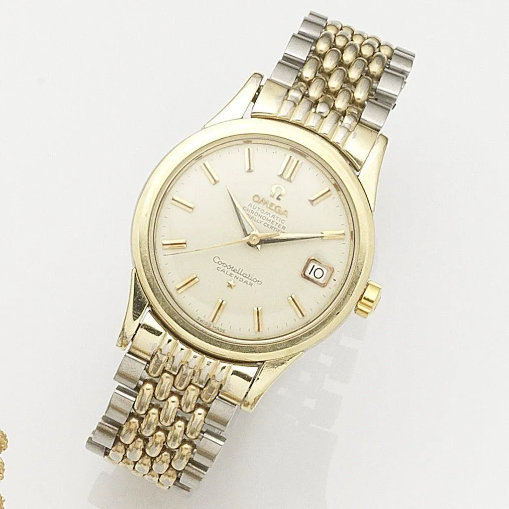 Omega Constellation Calendar 14397.1 SC 35mm Stainless steel and Gold-plated Silver